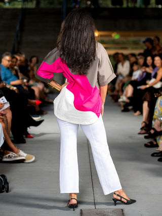 Color Block Box Shirt