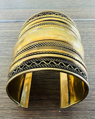 Large Gold Cuff