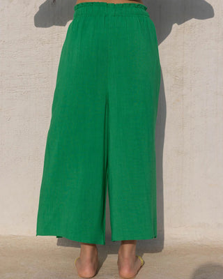 Lush Green Wrap Pants