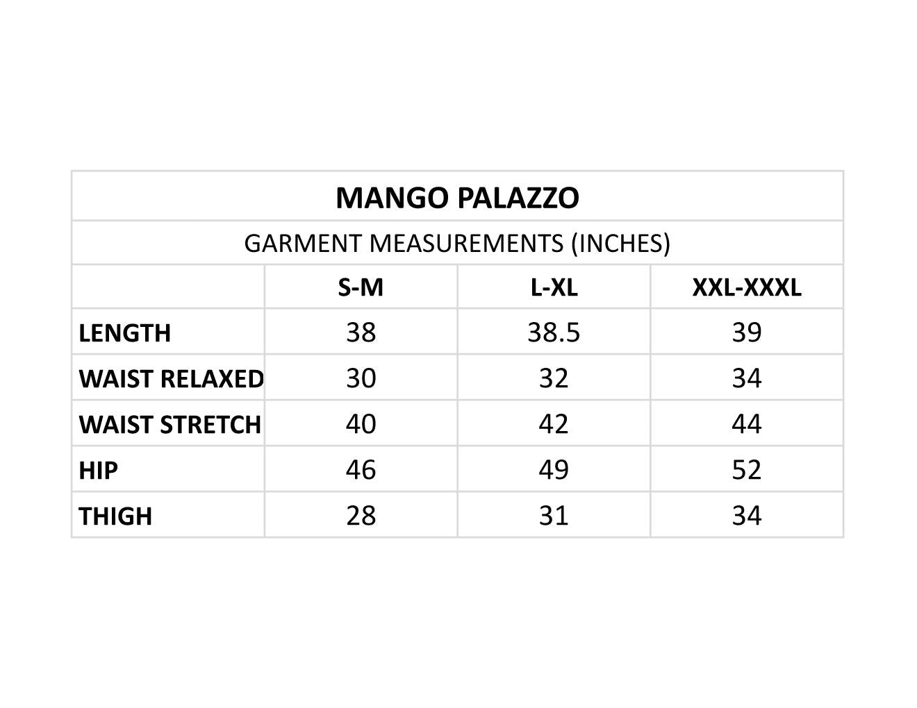 Size Guide