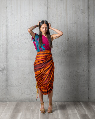 Rangoli Sari Dress