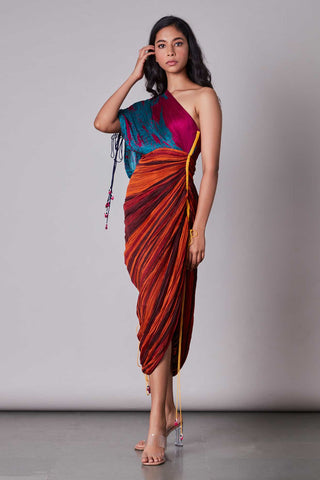 Rangoli Sari Dress