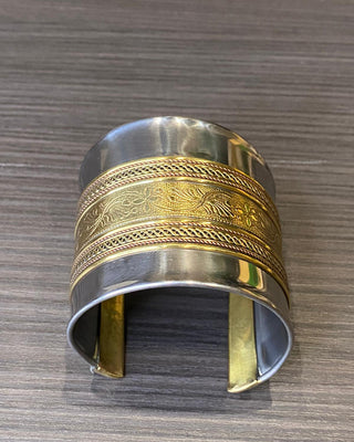 Two-tone Tapered 2.5" Cuff