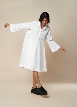 Whim Shirt Up Dress