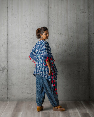 Indigo long Kaftan