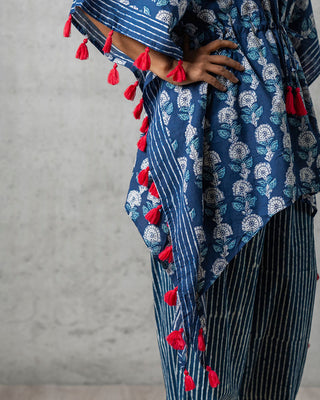 Indigo long Kaftan