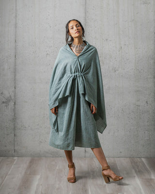 Button Masala Kimono Dress