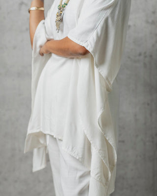 White Martini Short Kaftan Top